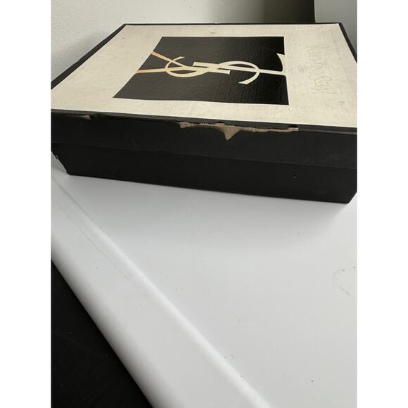 Vintage YSL Yves Saint Laurent Clutch Black Party Formal Purse - Picture 9 of 14